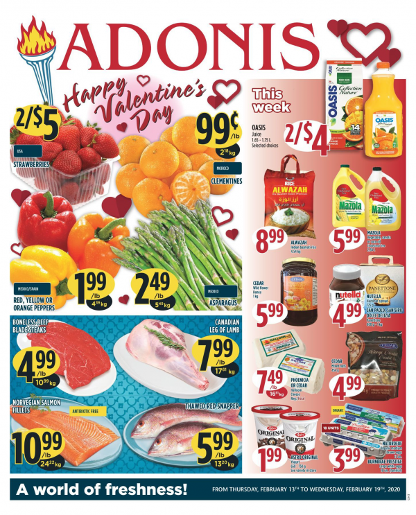 Adonis Supermarket February Flyer